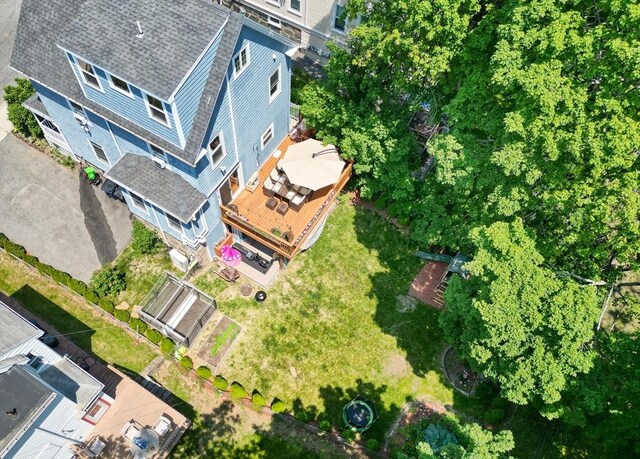 view of subject property