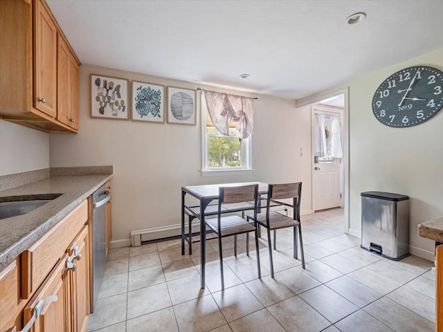 12 Allen St, Pembroke, MA 02359 - dining room with light tile patterned floors