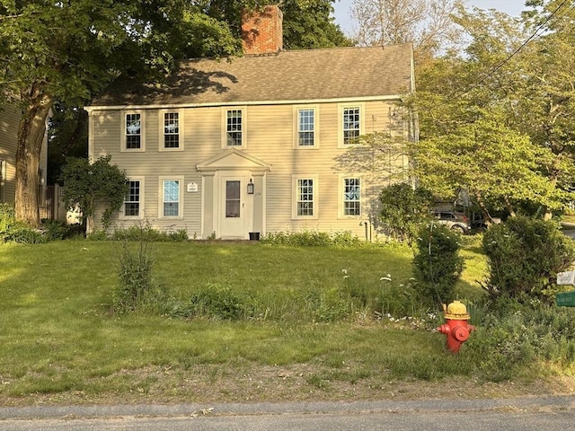358 Main, Groveland, MA 01834 - colonial inspired home with a chimney and a front lawn