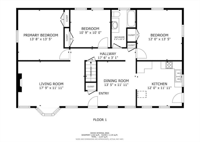 40 Revere St, Gloucester, MA 01930 - view of property floor plan