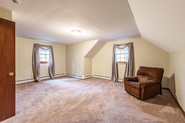 53 Greenleaf Dr, Hampden, MA 01036 - additional living space featuring healthy amount of natural light, carpet floors, vaulted ceiling, and baseboards