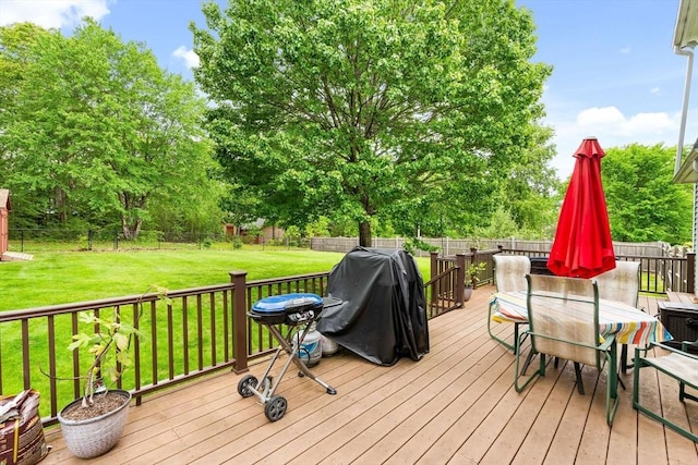 906 Clark St, Gardner, MA 01440 - wooden terrace with outdoor dining space and area for grilling