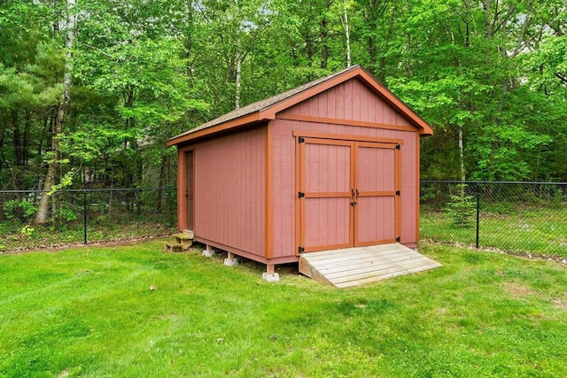 906 Clark St, Gardner, MA 01440 - view of shed with a forest view