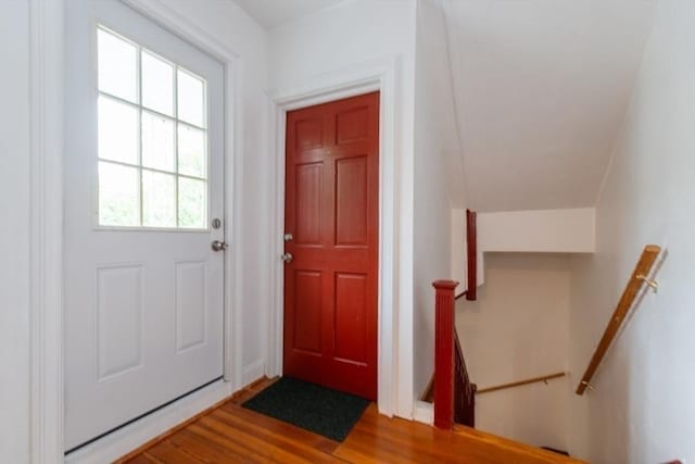68 Line St Unit 2, Somerville, MA 02143 - entrance foyer with wood finished floors
