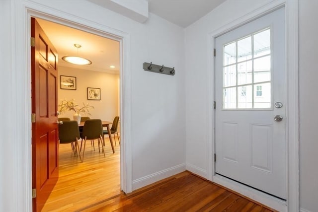 68 Line St Unit 2, Somerville, MA 02143 - entryway with light wood finished floors