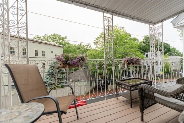 68 Line St Unit 2, Somerville, MA 02143 - view of wooden terrace
