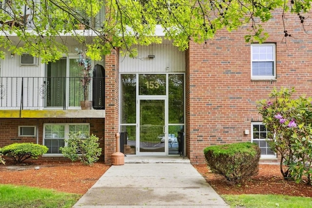 153 Milk St Unit 4, Westborough, MA 01581 - view of exterior entry with brick siding