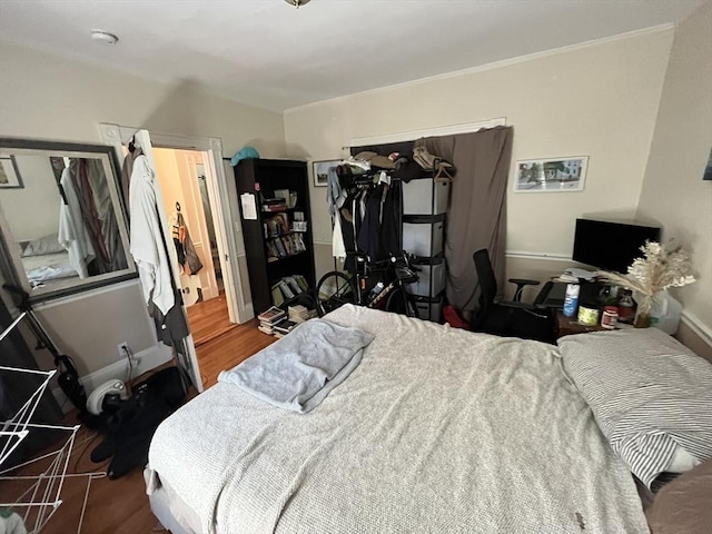 5-7 Prescott Pl, Boston, MA 02134 - bedroom with a closet and wood finished floors