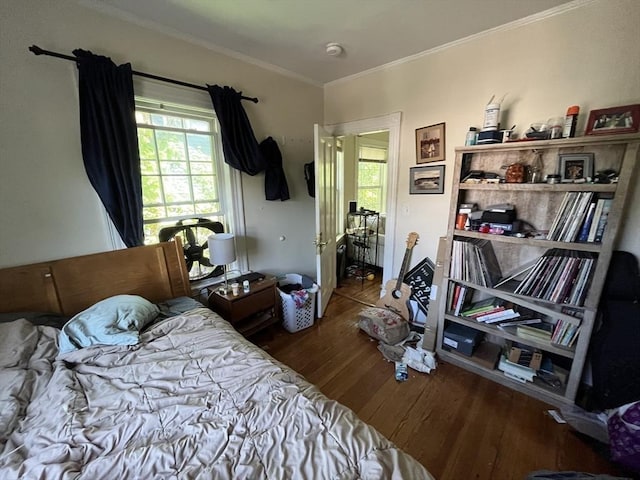 5-7 Prescott Pl, Boston, MA 02134 - bedroom featuring wood finished floors and crown molding