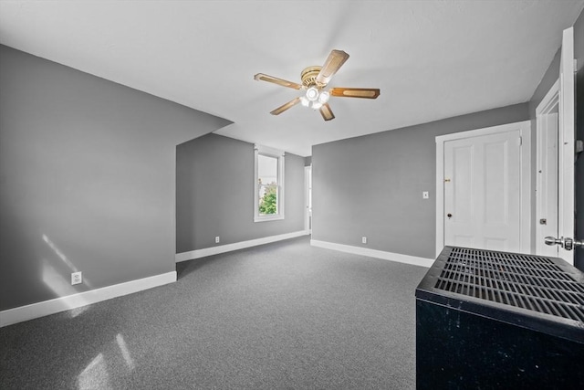 84 Tremont St, Taunton, MA 02780 - unfurnished living room with baseboards and a ceiling fan