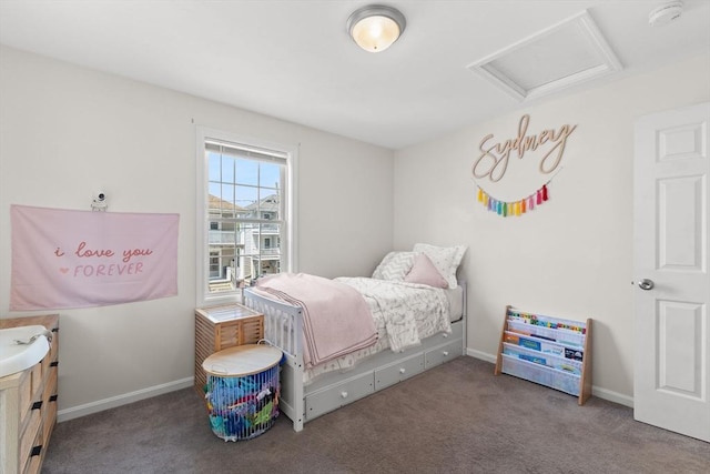 189 Progresso Ave, Woonsocket, RI 02895 - bedroom with attic access and carpet