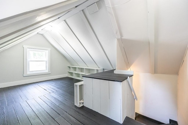 14 Baker St, Foxboro, MA 02035 - bonus room with dark wood-style floors and lofted ceiling