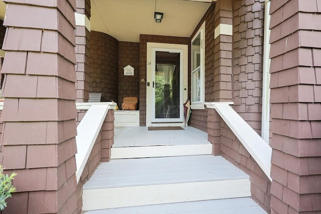 14 Baker St, Foxboro, MA 02035 - doorway to property with a porch
