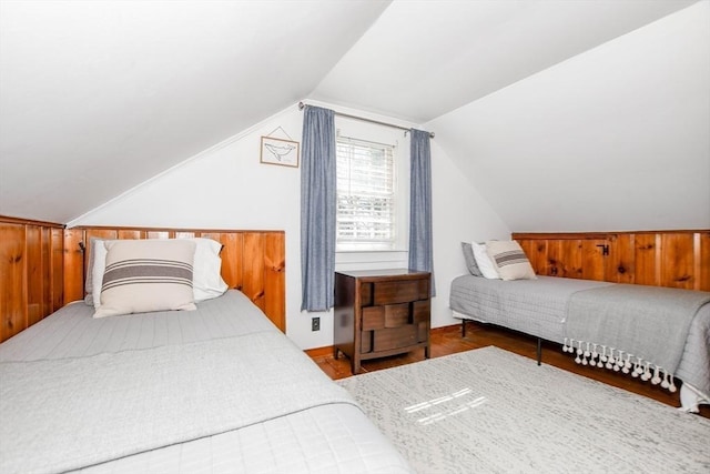 54 Converse Rd, Marion, MA 02738 - bedroom featuring wood finished floors and vaulted ceiling