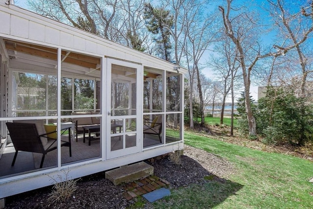 54 Converse Rd, Marion, MA 02738 - view of yard with a sunroom