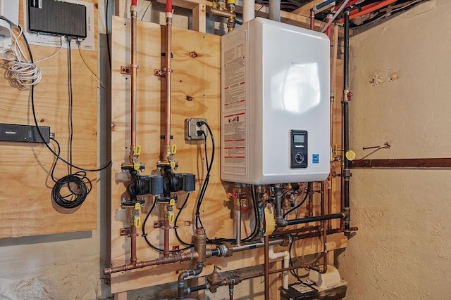 utilities with tankless water heater