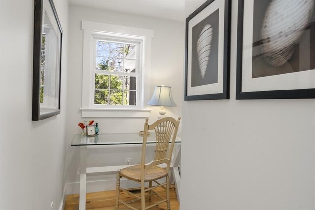 16 Walking Stick, Plymouth, MA 02360 - office space with wood finished floors and baseboards