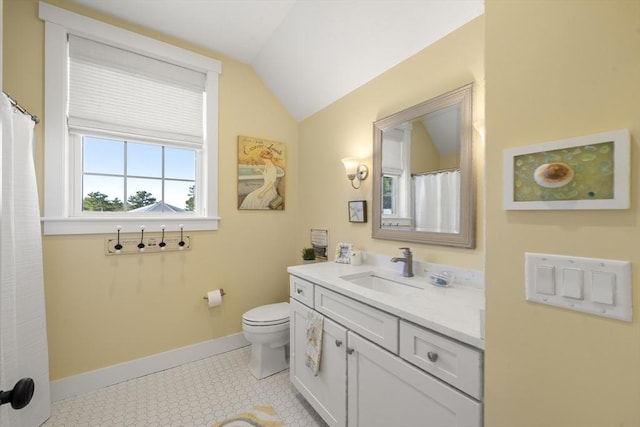 16 Walking Stick, Plymouth, MA 02360 - bathroom with vanity and vaulted ceiling