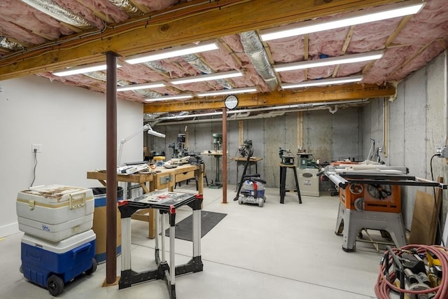 16 Walking Stick, Plymouth, MA 02360 - unfinished below grade area featuring a workshop area