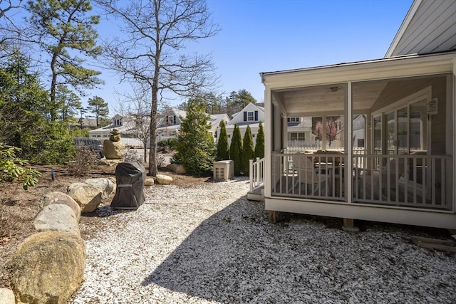 16 Walking Stick, Plymouth, MA 02360 - view of yard featuring a sunroom