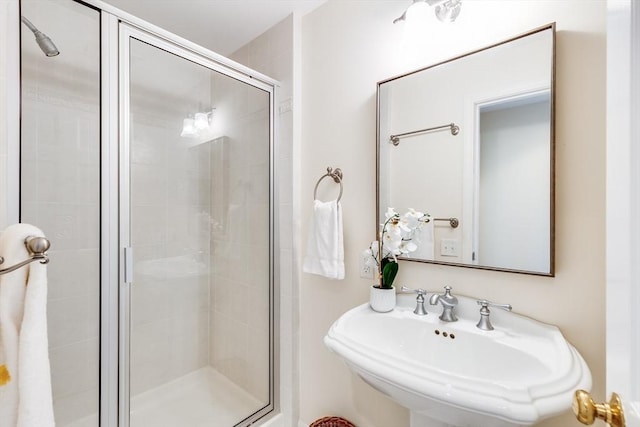 6 Snow Way, Orleans, MA 02653 - bathroom with a sink and a shower stall