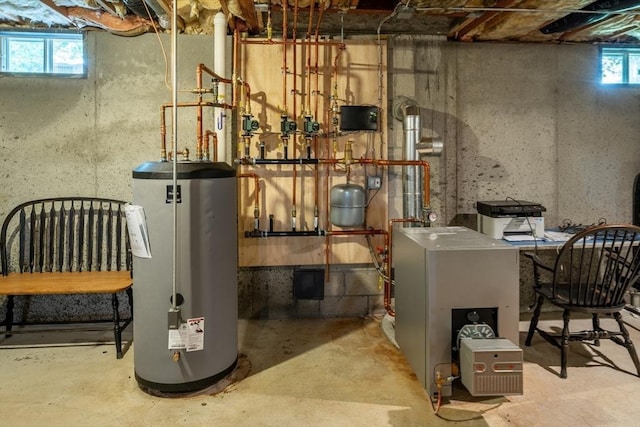 29 Miscoe Rd, Mendon, MA 01756 - utilities featuring gas water heater and a heating unit