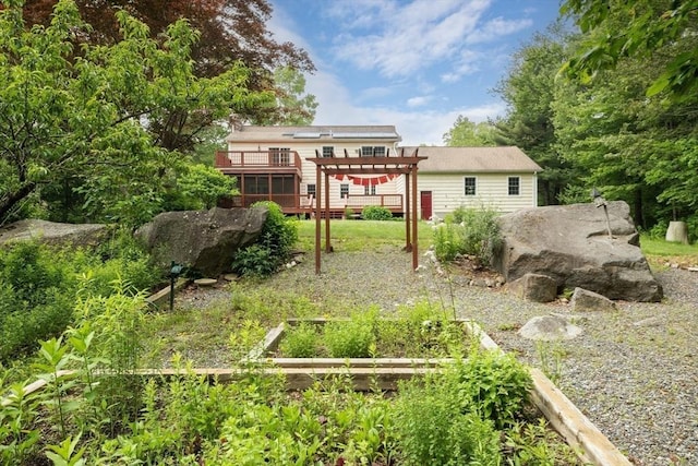 29 Miscoe Rd, Mendon, MA 01756 - view of yard with a garden and a deck