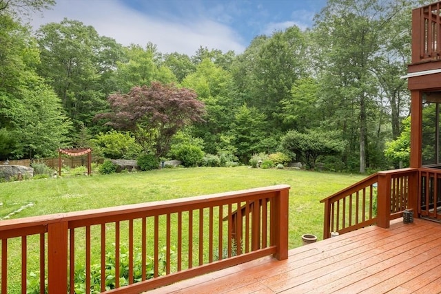29 Miscoe Rd, Mendon, MA 01756 - deck featuring a yard