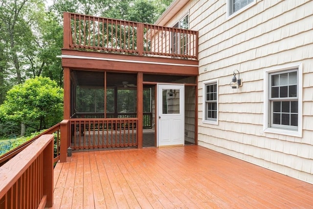 29 Miscoe Rd, Mendon, MA 01756 - wooden terrace featuring a sunroom