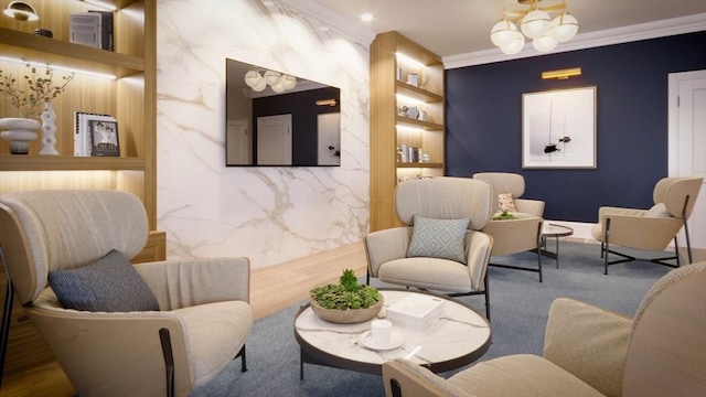 18 Franklin Unit 202, Salem, MA 01970 - building lobby featuring crown molding