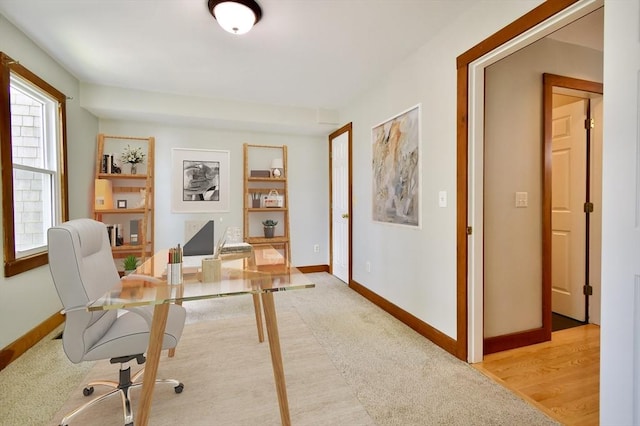 39 Bellis Cir Unit E, Cambridge, MA 02140 - office area with baseboards