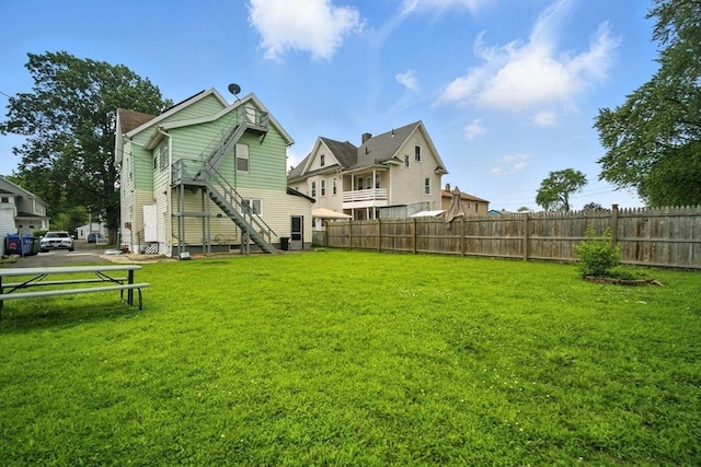 16 Laurel St, Springfield, MA 01107 - rear view of property with stairs