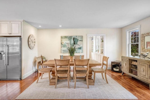 27 Watcha Path, Edgartown, MA 02539 - dining room with light wood-type flooring and recessed lighting
