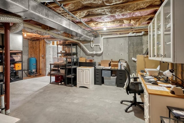 27 Watcha Path, Edgartown, MA 02539 - unfinished basement with a water pressure tank