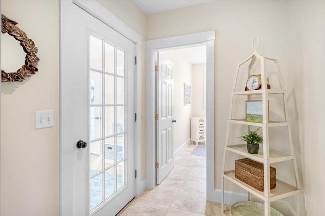 27 Watcha Path, Edgartown, MA 02539 - entryway featuring healthy amount of natural light and light tile patterned floors