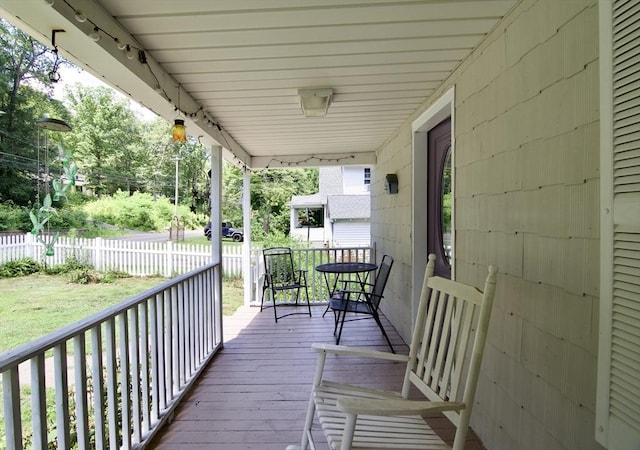 31 E St, Stafford, CT 06076 - view of wooden porch
