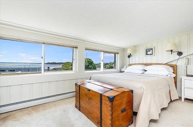 113 N Ridge Rd, Ipswich, MA 01938 - bedroom featuring light carpet and a baseboard radiator
