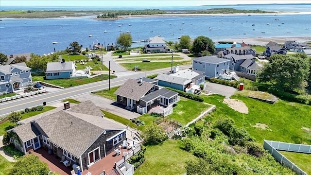 113 N Ridge Rd, Ipswich, MA 01938 - aerial perspective of suburban area featuring a nearby body of water