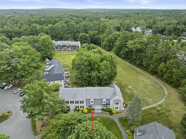 547 Washington St Unit B13, Pembroke, MA 02359 - drone / aerial view of a forest