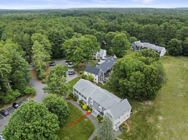 547 Washington St Unit B13, Pembroke, MA 02359 - aerial view of a forest