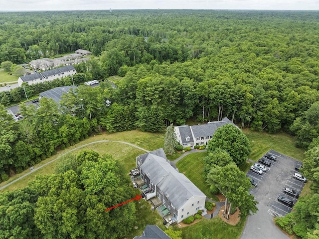 547 Washington St Unit B13, Pembroke, MA 02359 - drone / aerial view of a forest