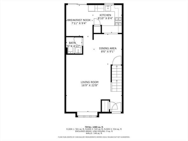 547 Washington St Unit B13, Pembroke, MA 02359 - view of room layout