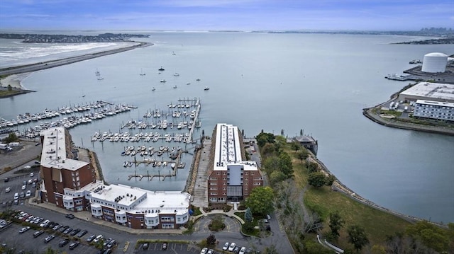 154 Lynnway Unit 309, Lynn, MA 01902 - drone / aerial view of a nearby body of water and a marina