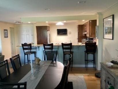 154 Lynnway Unit 309, Lynn, MA 01902 - dining area featuring light wood-style floors