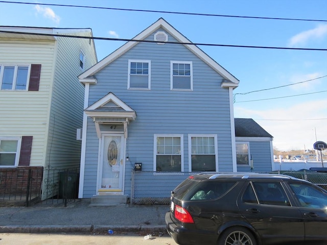 view of front of home