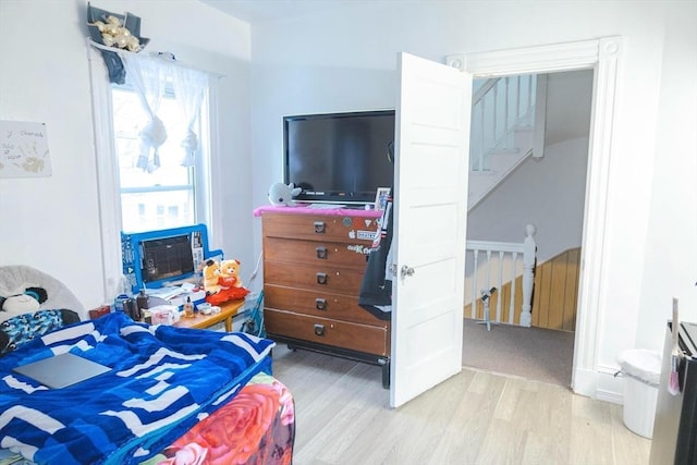 82 Jefferson Ave, Everett, MA 02149 - bedroom featuring wood finished floors and cooling unit
