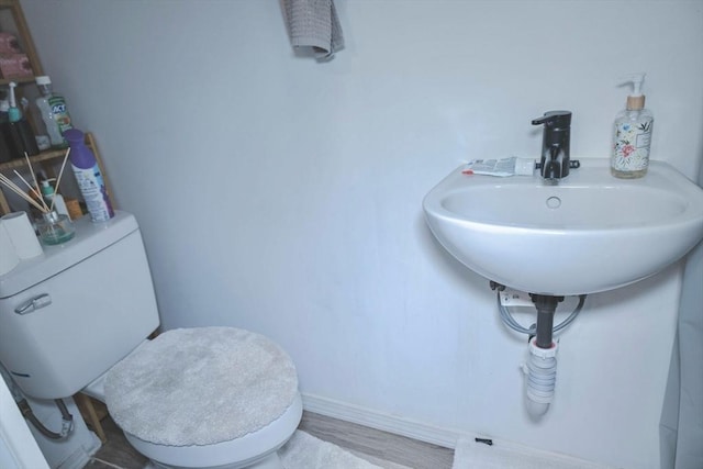 82 Jefferson Ave, Everett, MA 02149 - half bath with toilet and baseboards