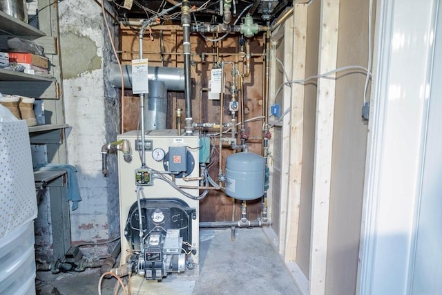 82 Jefferson Ave, Everett, MA 02149 - utility room with a heating unit