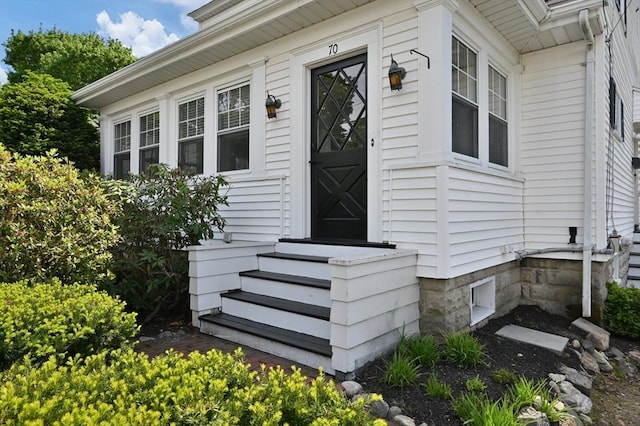 view of entrance to property