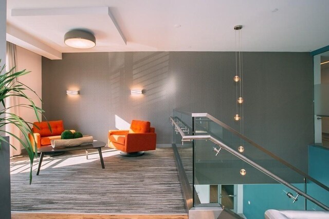 interior space with baseboards